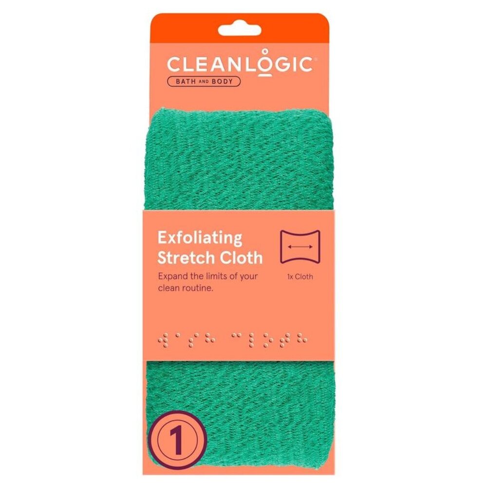 NWT Clean Logic Bath & Body Exfoliating Stretch Cloth